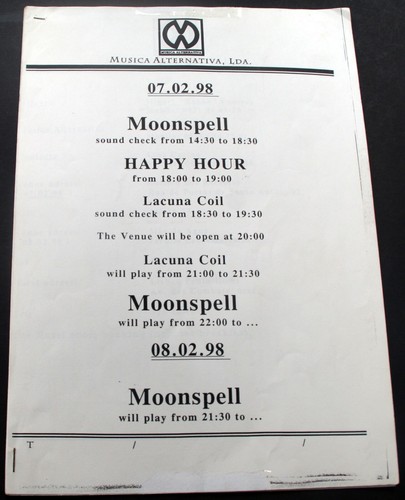 Moonspell reise original - reise,